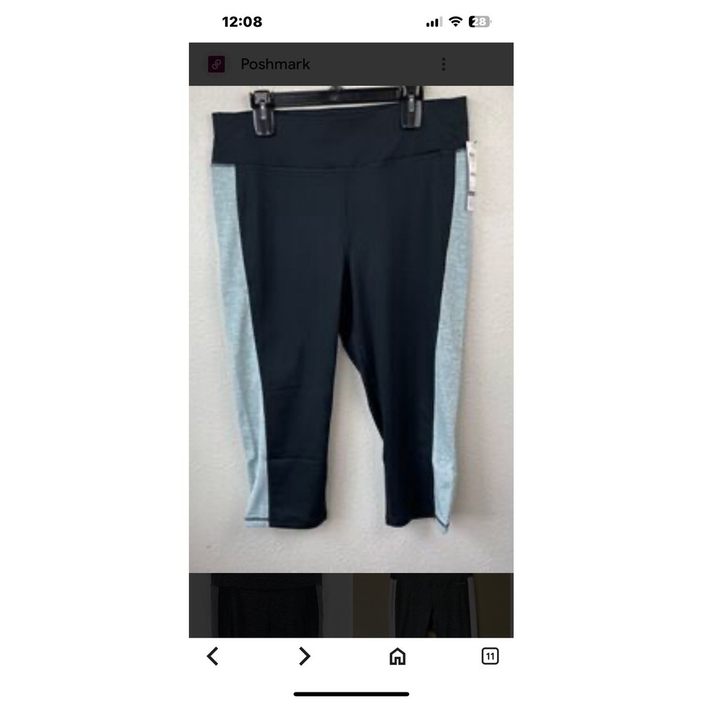 NWT Ideology Athletic Pants Black and White - 3X
